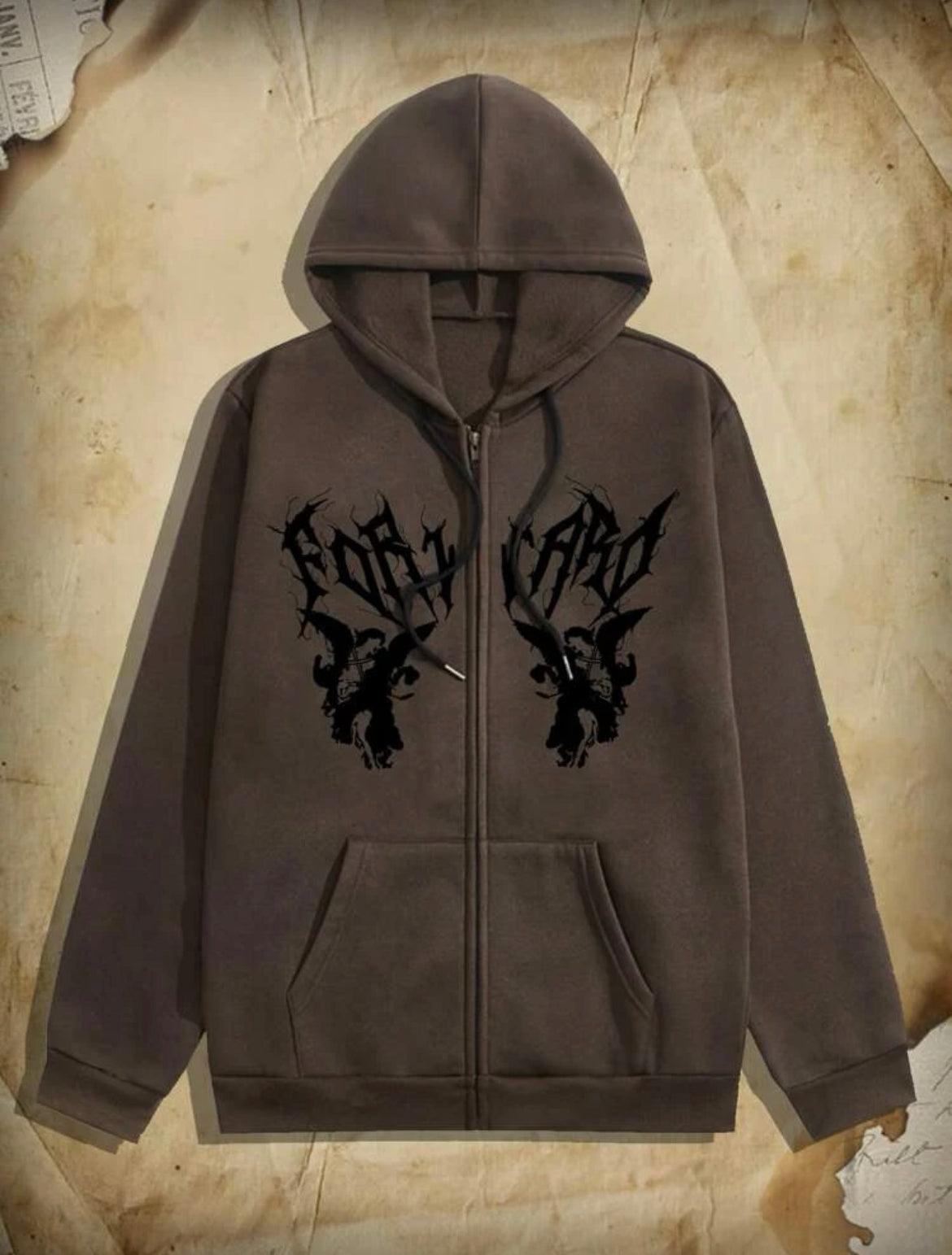 Kangaroo pocket drawstring discount hoodie